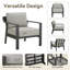 Fauteuil de patio en aluminium avec coussins-338846942
