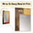 Orange Chaos Collage II - Abstract Collages Decorative Mirror, Modern Wall Mirror, Printed Metal Art-272331172