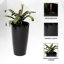 Pot de fleurs en plastique avec réservoir-87829414