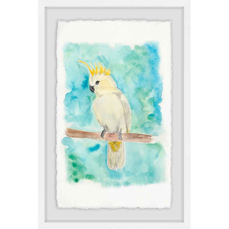 Resting Bird - Single Picture Frame Painting, 91 cm H x 61 cm W x 4 cm D