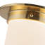 Mineral 8-in Brass Flush Mount-431977217-431977230