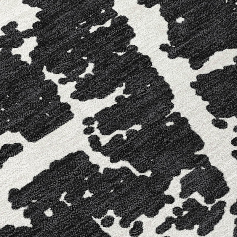 Tapis intérieur / extérieur Kyrie avec envers antidérapant, Rond 8 pi