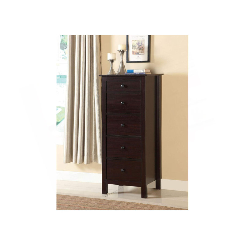 Commode compacte 5 tiroirs Transitional