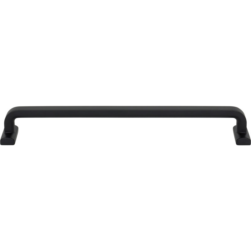 Harrison Bar Pull, Flat Black, 8 13/16" Center to Center
