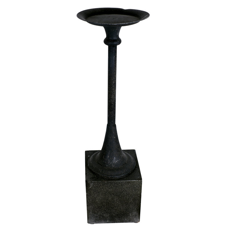 Candlestick, 17.5" H x 5.12" W x 5.12" D
