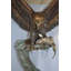 Statue de grand aigle qui tombe sur un arbre, bronze, résistant aux intempéries, L 72 po x l 36 po x H 88 po