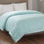 Très grande couverture en duvet bleu ardoise Cambria-291132473-331746986