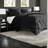 Reversible Down Alternative Bedding Sets, Black Polyester, Cozy Modern Comfort For Any Bedroom