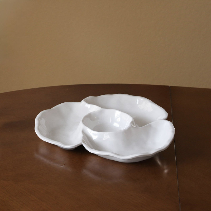 Vida Melamine Chips And Dip Platter