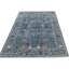 Tapis bleu noué à la main de haute qualité