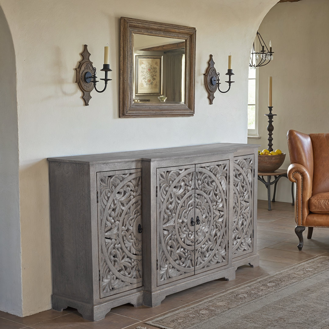 Rosehill 71'' Solid Wood Sideboard Bungalow Rose