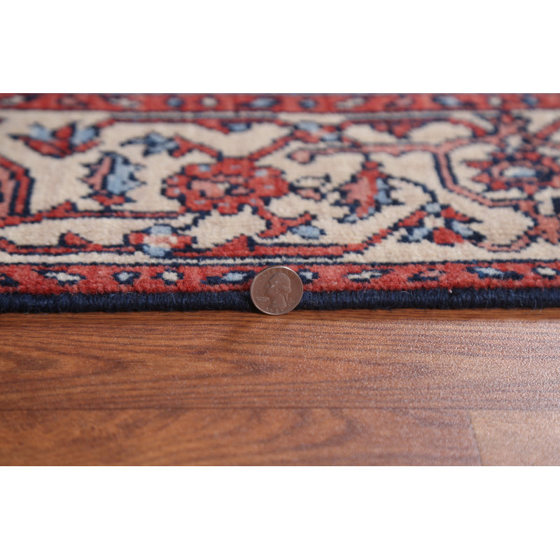 Tapis turc floral rouge 4 x 6