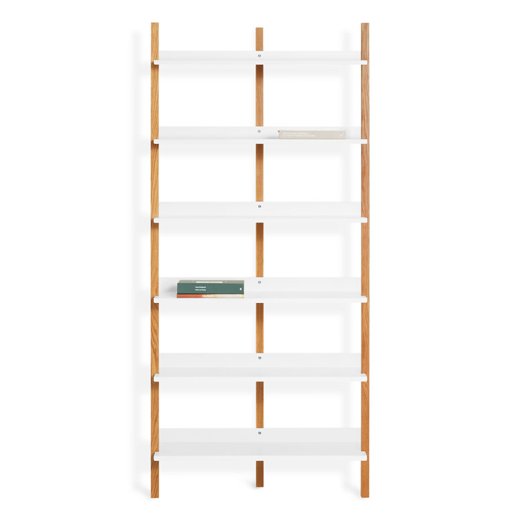 Browser Solid Wood Floating Bookcase