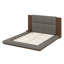 Lit plateforme tapissier avec tablette de chevet-1270173984