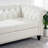Arlen 84.65'' Faux Leather Rolled Arm Sofa,Nailheads,couch-694338717