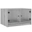 Coffee Table with Glass Doors 68 x 50 x 42 in.-683582672