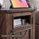 Ariellah 26'' Farmhouse End Side Table with Charging Station and Adjustable Storage Shelf