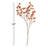  Artificial Rice Flower Stem – 40" Tall Rust Orange Faux Floral Accent, Set of 6-706989563