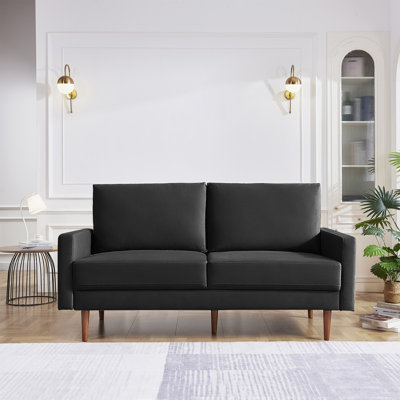 Ellmer Velvet Loveseat