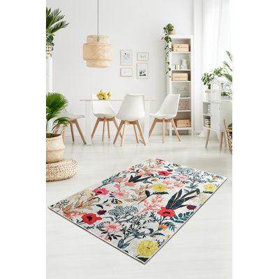 Durable Hall Carpet (23.6 x 55.1 inches), 100% Polyester, 0.2 in Pile Height | Antibacterial, Non-Slip Underside, Machine Washable | Perfect for Entryways & Living Rooms, Easy Care & Stylish Design