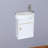 Mikaelah 17 " W Wall Mounted Wall Mounted 1 Single Vanity Bathroom Vanity With Ceramic Top-687257634