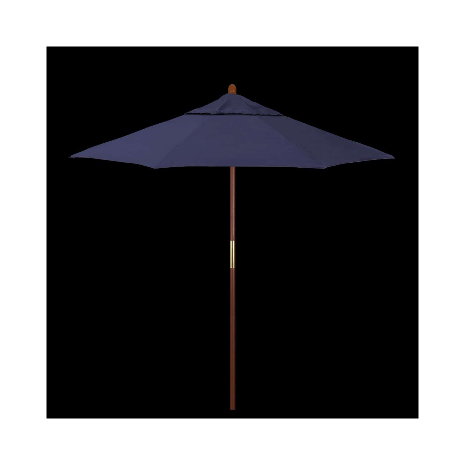 Manford 90'' Sunbrella® Outdoor Umbrella, Canvas Navy Sunbrella® Canvas