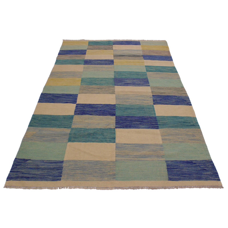 Leming Wool Geometric Indoor Rug