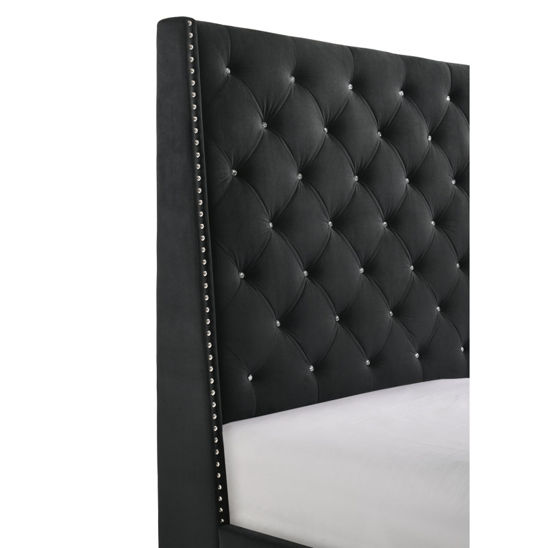 Mobilier de chambre à coucher 1pc, Noir