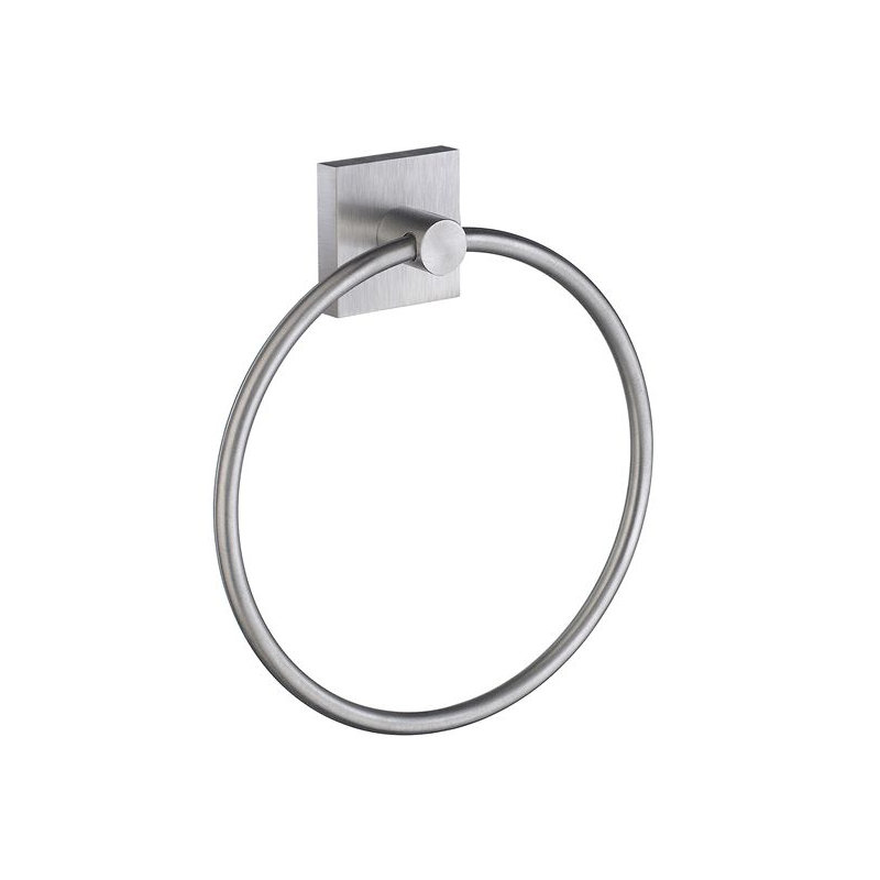 Wall Mounted Towel Ring, Polished Chrome