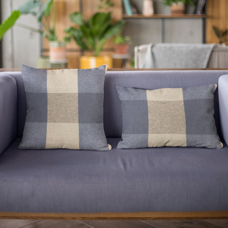 Coussin à carreaux carrés, 16 po x 1 po