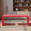 Bureau en bois massif avec ordinateur, longue table pour la maison