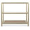 Melange Glass End Table