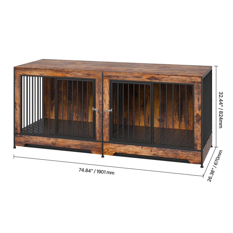 Pet Crate with 2 Doors