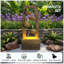 Fontaine d'eau de jardin moderne et moderne avec cascade et cascade de 4 niveaux pour terrasse-867748034