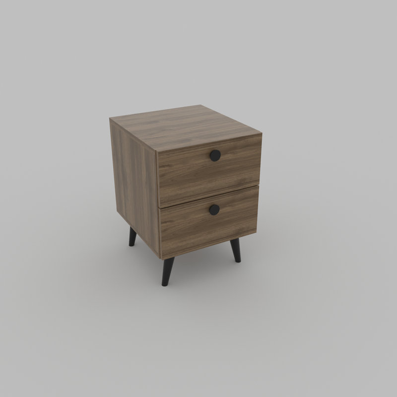 Windhaven 40cm W Manufactured Wood Bedside Table