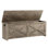 Coffre de rangement, banc de rangement avec charnière de sécurité, coffre en bois de style campagnard pour entrée, chambre à coucher, salon, gris délavé