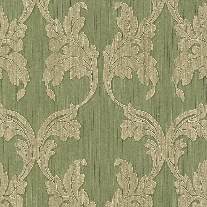 Tessuto 10.05m x 53cm Wallpaper, Green