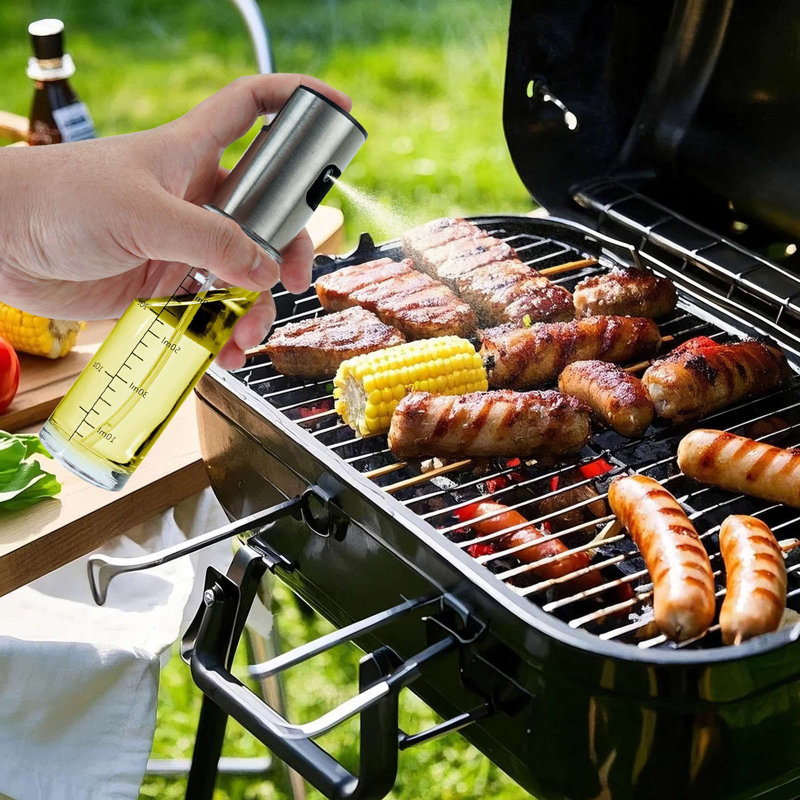 Ensemble de 2 vaporisateurs d'huile pour la cuisson d'huile d'olive