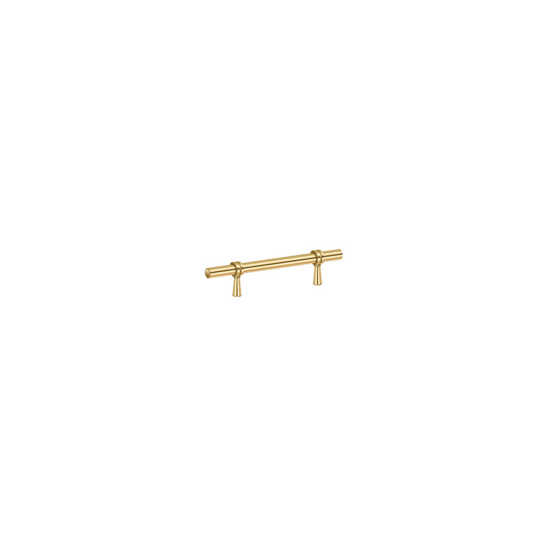 Deltana P311CR003 Adjustable Pull 6-1/2"; Lifetime Brass Finish