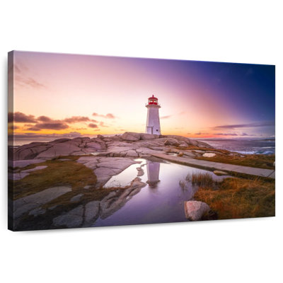 Aletra Peggys Point Lighthouse Sunset