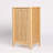 Bathroom Bamboo Storage Cabinet, Freestanding Floor Cabinet With Door And Shelf For Bathroom, Living Room, Bedroom, Hallway, Kitchen