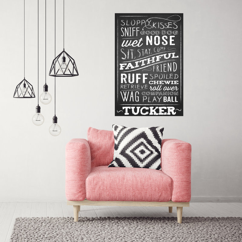 Text & Numbers Wall Decal, Yes