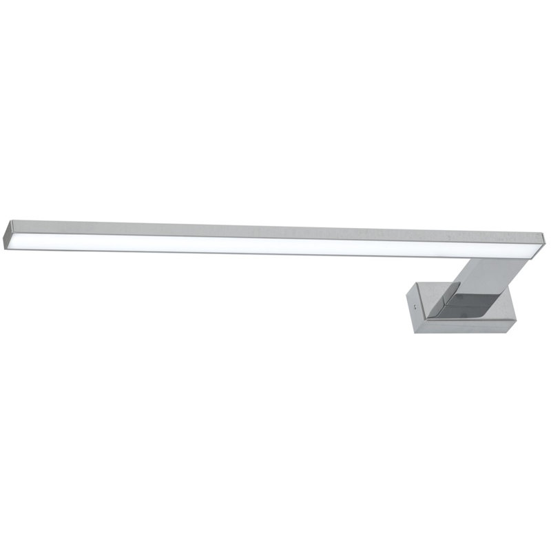 Shine LED Armed Sconce, Silver