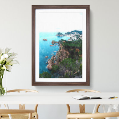 View of the Costa Brava in Spain - Picture Frame Graphic Art
