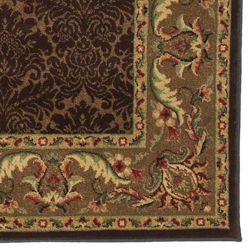 Tapis d'intérieur brun clair en polypropylène Trayner, 5 pi 2 po x 7 pi 7 po