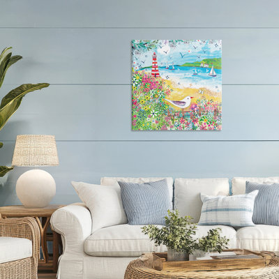 «Summer Whimsy Seaside Canvas» par Clare Tupper