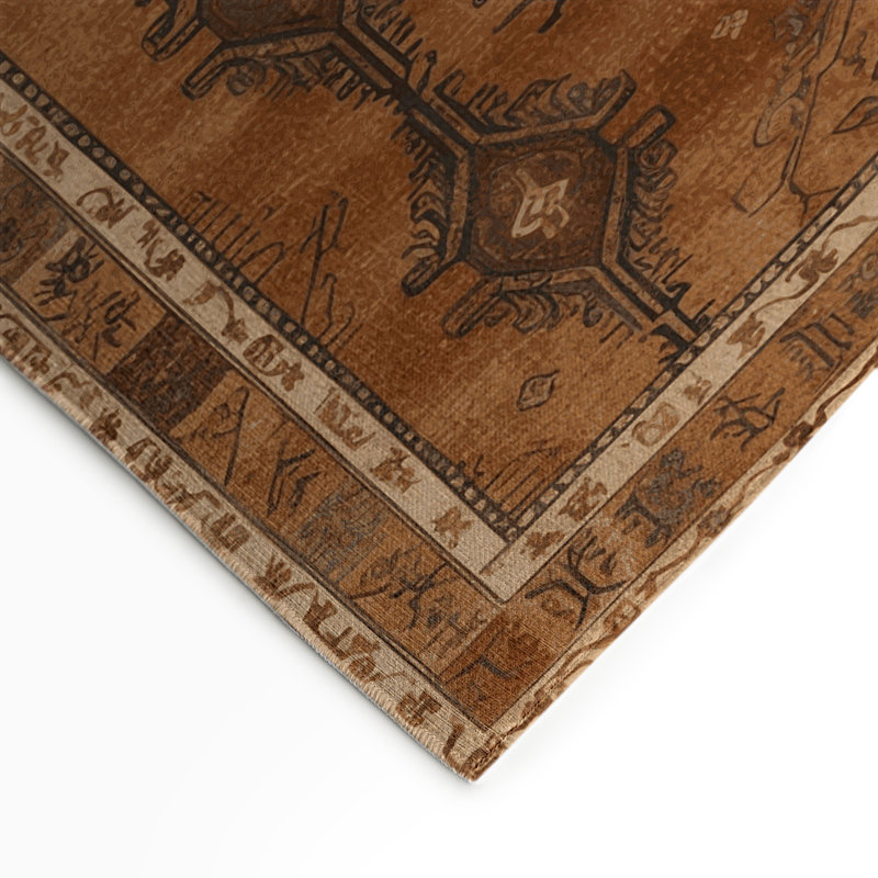 Tapis brun d'intérieur et d'extérieur