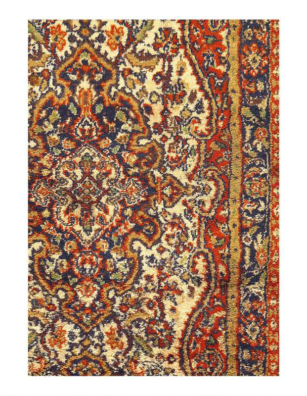 Fine Hand knotted Kashmir 2'2'' X 4'8''
