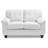 Baese 57'' Faux Leather Loveseat-1473902482