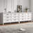 Farmhouse 6 Drawer Dresser for Living Room,Bedroom Dresser with Anti-Tip Device-1943919429